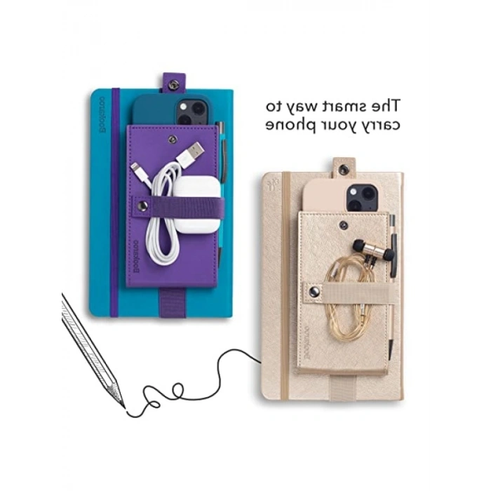 Defter Üstü Telefon Kılıfı Koyu Kırmızı