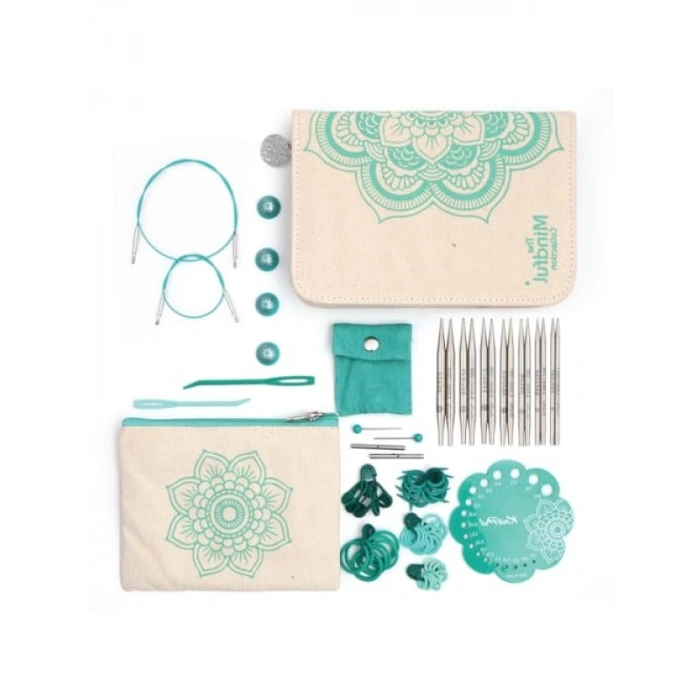 Değiştirilebilir Paslanmaz Çelik Örgü İğneleri Seti, 10 cm, 7 Farklı Boyut