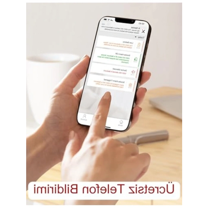 Değiştirilebilir Pilli Akıllı Duman Dedektörü