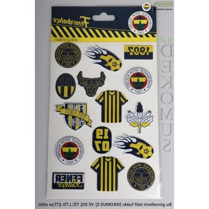 Dekomus Cep Defteri Hediyeli Lisanslı 3D Şekilli Etiket/Stıcker