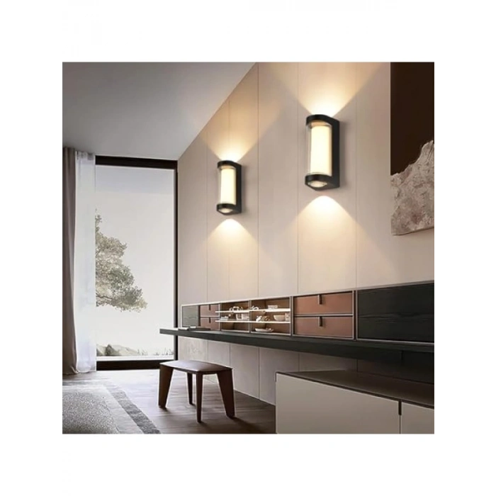 Dekoratif 9W 3200K LED Aydınlatma Duvar Lambası