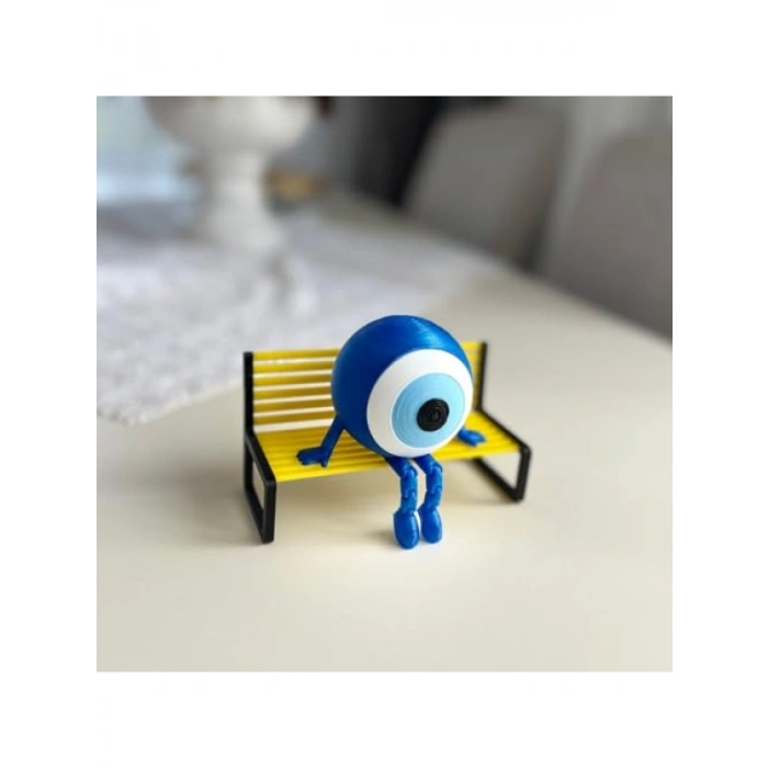 Dekoratif Bacaklı Nazar Boncuğu Figürü (9x8 cm)