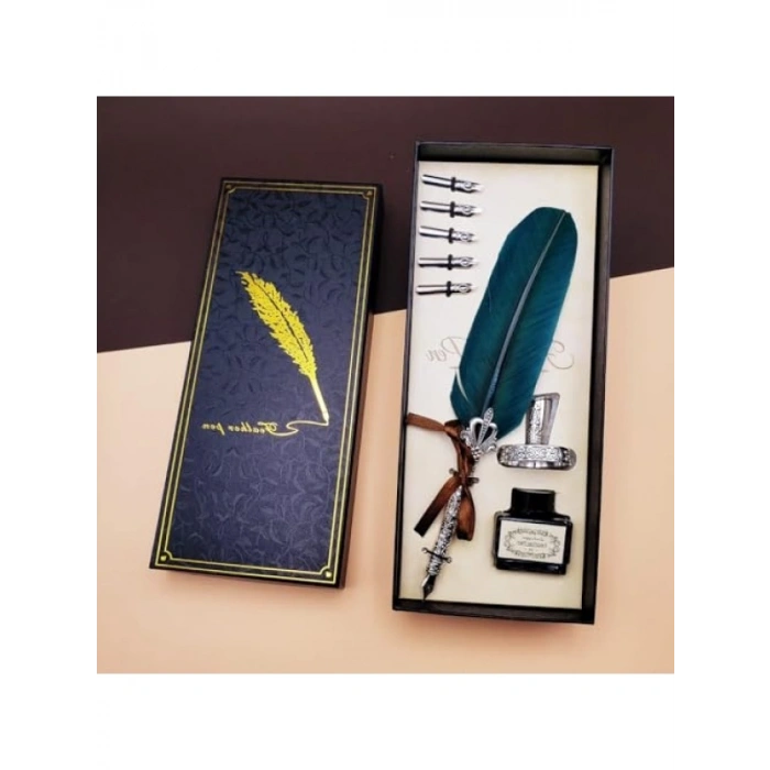 Dekoratif Hokka Kalem Seti, Yeşil