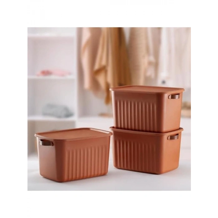Dekoratif Kapaklı Saklama Kutusu, 35cm*25cm*22cm Boyutunda