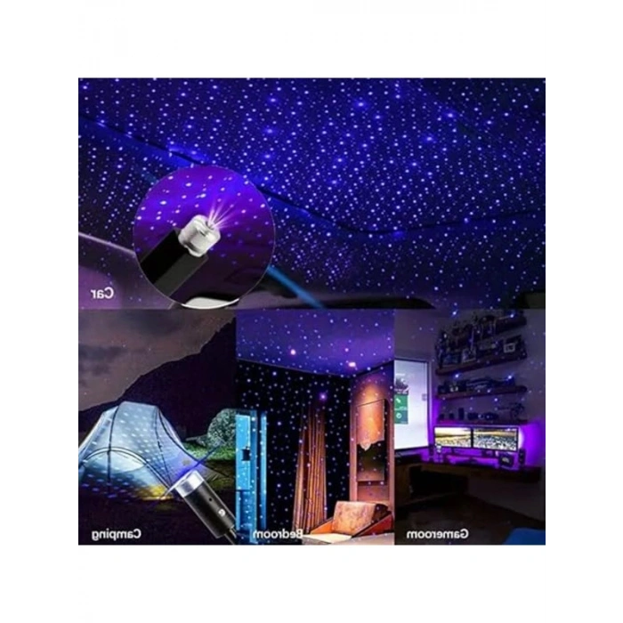 Dekoratif Mavi Led Işık ile Araç İçi Aydınlatma