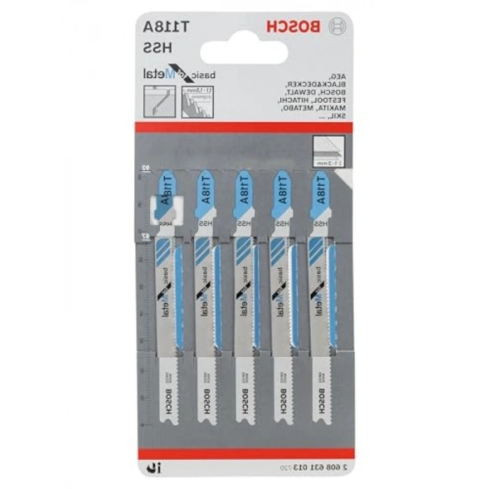 Dekupaj Testeresi Bıçağı - 5 Adet, Metal Kesim için