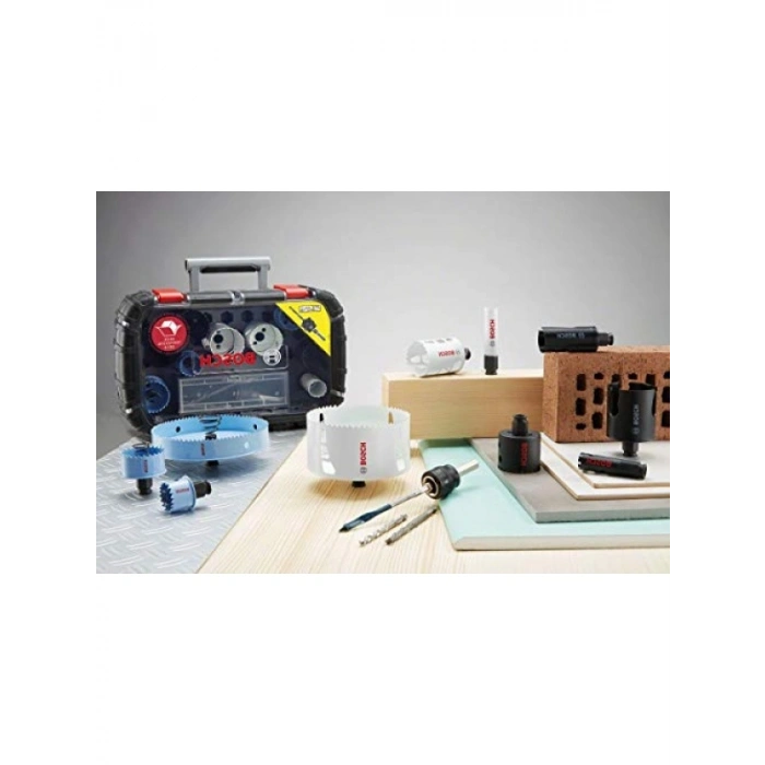 Delik Açma Testeresi Seti, 7 Adet, Farklı Çaplarda