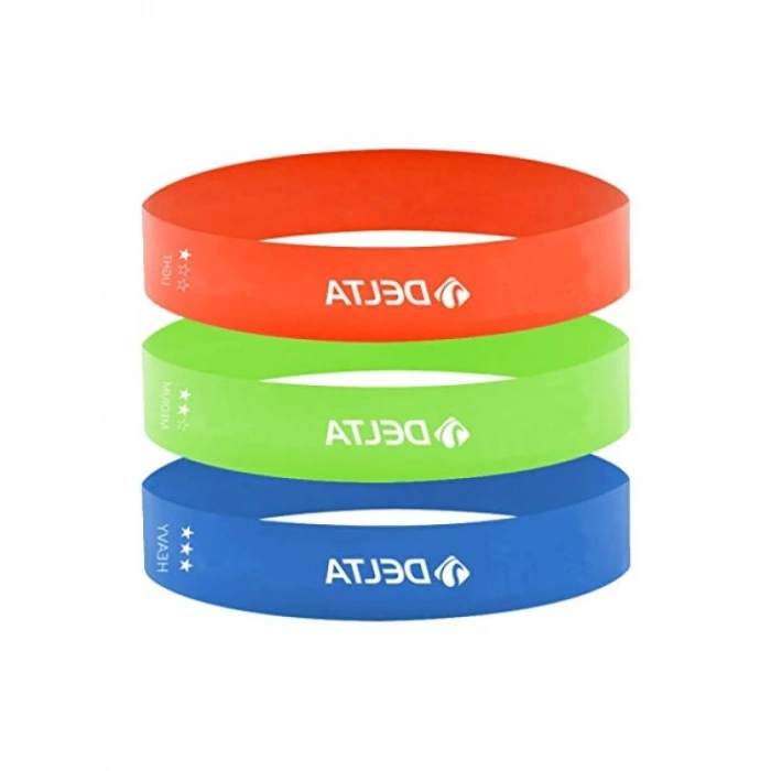 Delta 3lü Aerobik Loop Band Seti - Çok Renkli