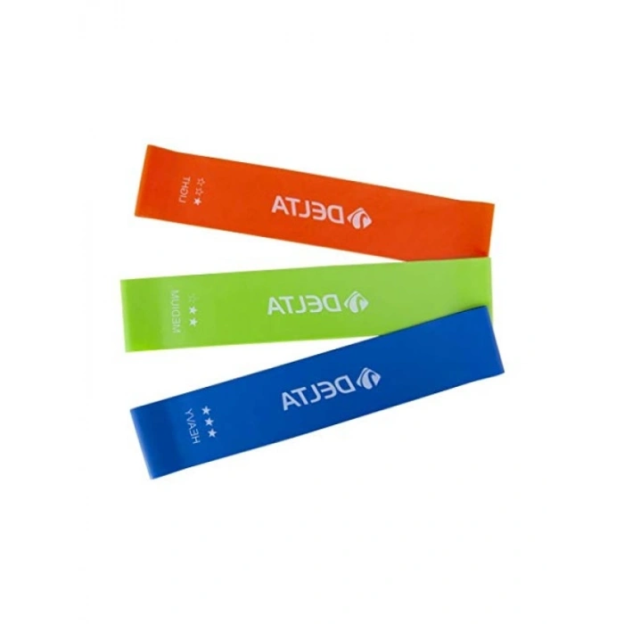 Delta 3lü Aerobik Loop Band Seti - Çok Renkli