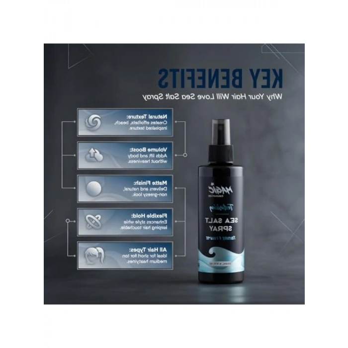 Deniz Tuzu Saç Spreyi - 200 ml, Doğal Dalgalar