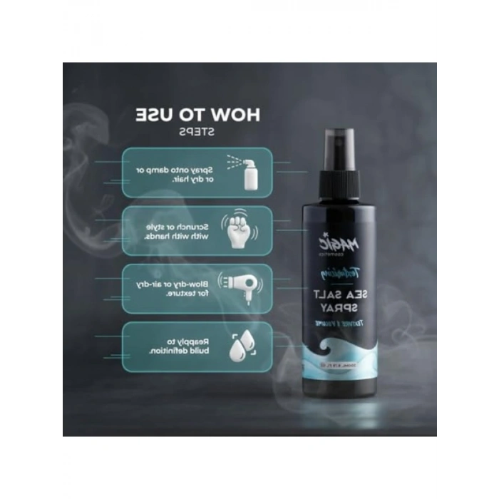 Deniz Tuzu Saç Spreyi - 200 ml, Doğal Dalgalar