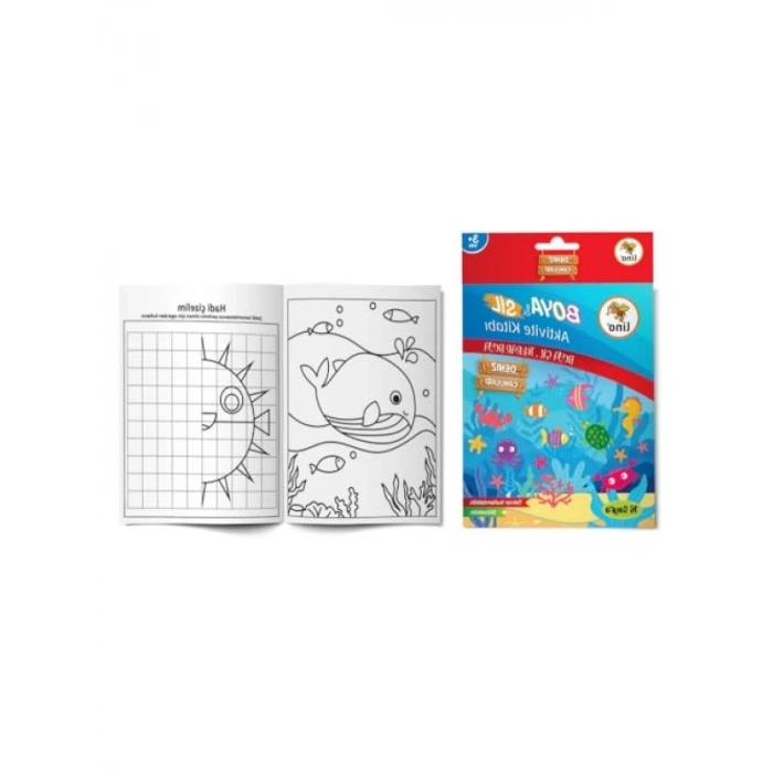 Denizaltı Temalı Boya ve Sil Aktivite Matı