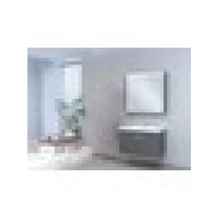Denko Banyo Troy 80 cm Antrasıt Grı/hazar Banyo Dolabı