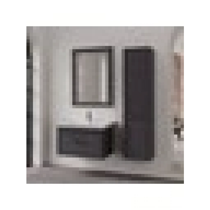 Denko Era 80 cm Antrasit Banyo Dolabı