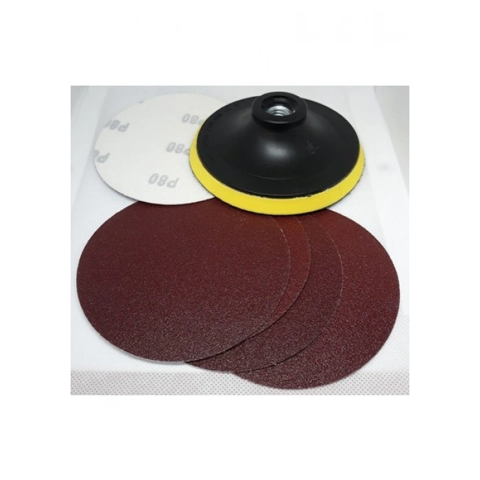 Depolife Cırt 115Mm Taban 5 Li 80 Kum Zımpara Seti