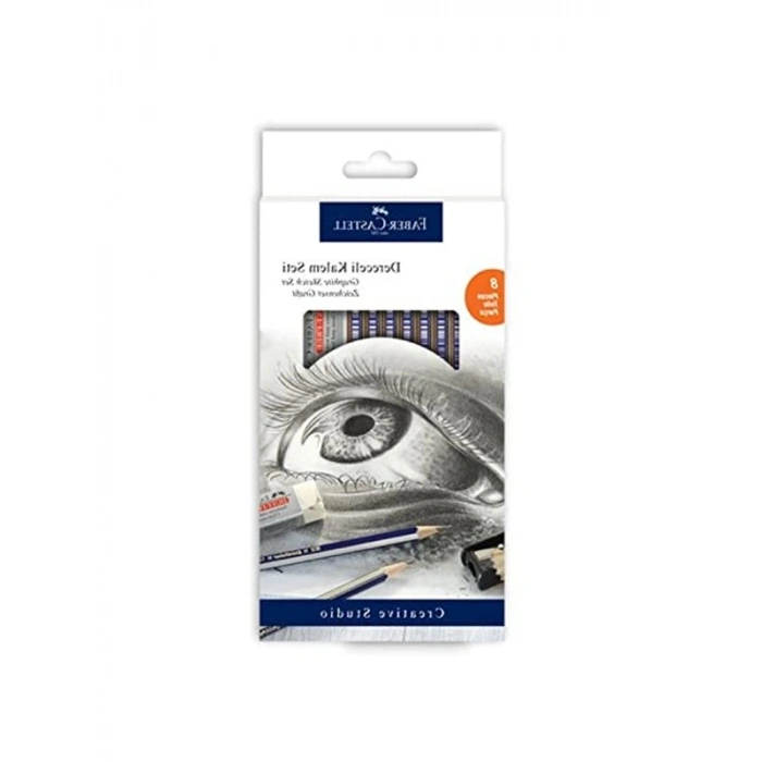 Dereceli Çizim Seti, Goldfaber Kalemler ile, Doğal Malzeme