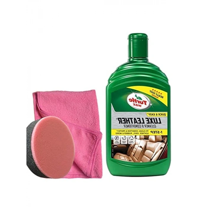 Deri Temizleyici ve Besleyici Krem, 500 ml, Mikrofiber Bez ile Birlikte