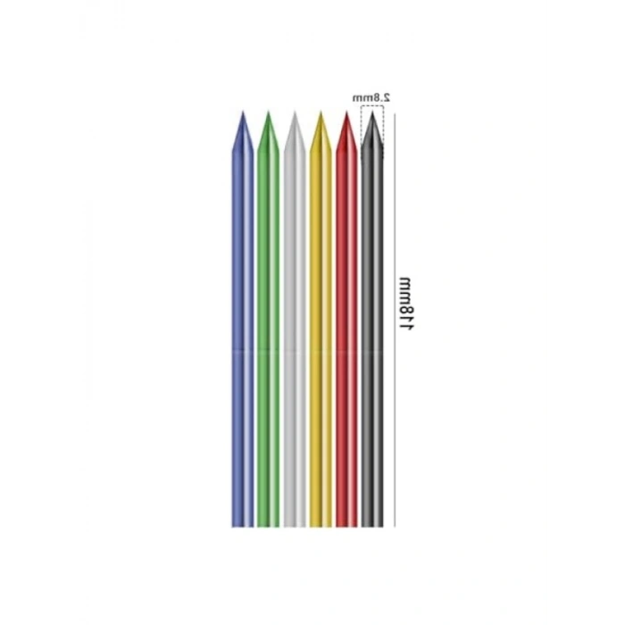 Derin Dip Konum Delik İşaretleme Kurşun Kalemi Yedek Uç Seti