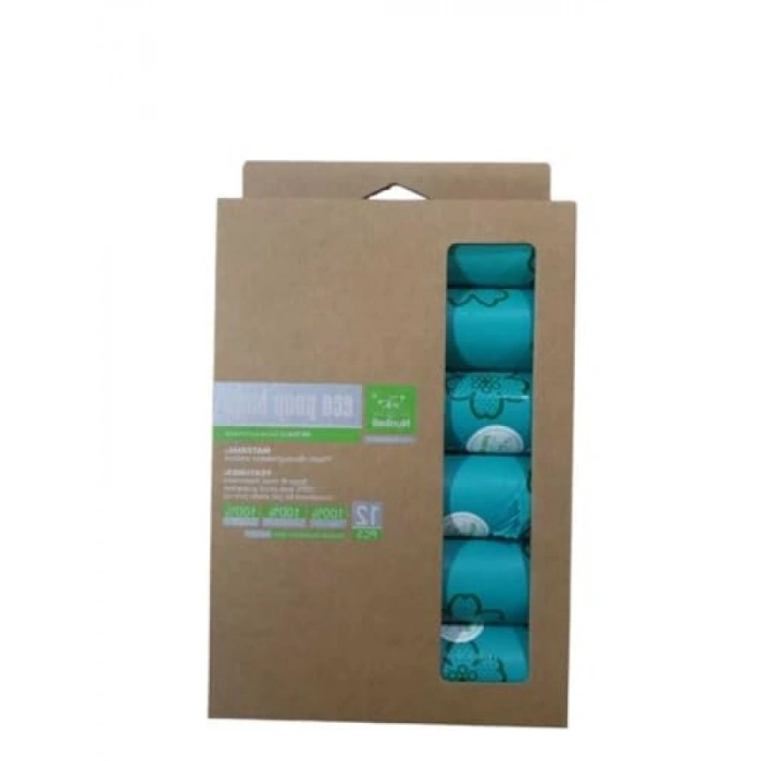 Desenli 12 Rulo Köpek Kaka Poşeti