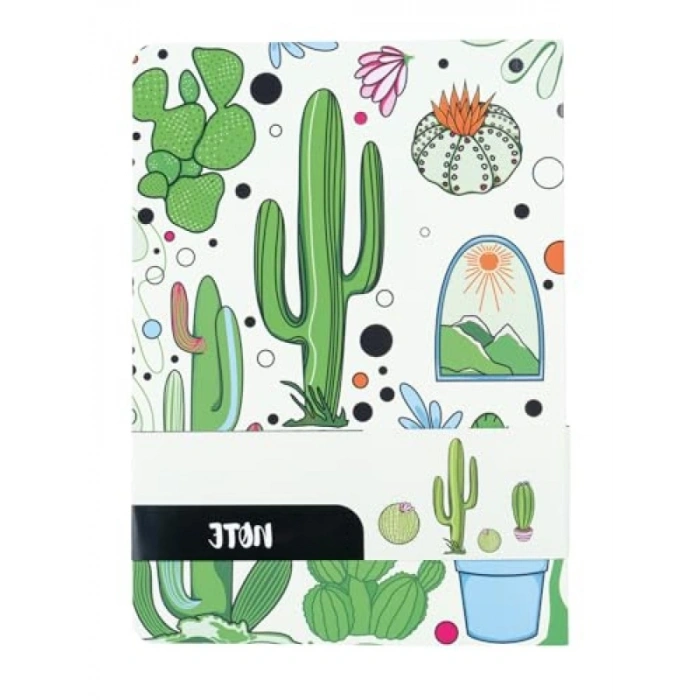 Desenli Elma Yeşili Defter Seti Özel Kutuda