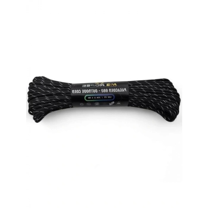Desenli Paracord İp, 4 mm, 30 Metre, Çok Amaçlı Kullanım İçin