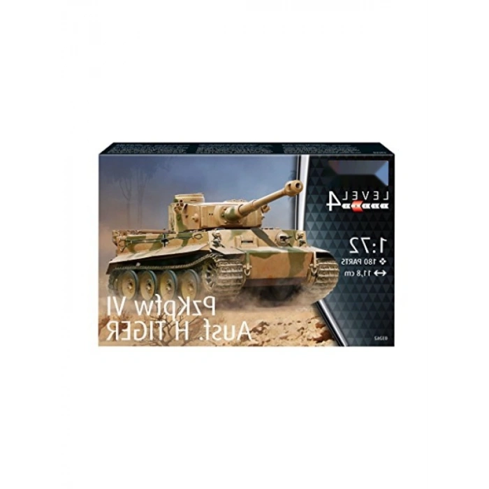 Detaylı 1:72 Ölçekli Tank Modeli PzKpfw VI Ausf. H Kaplan