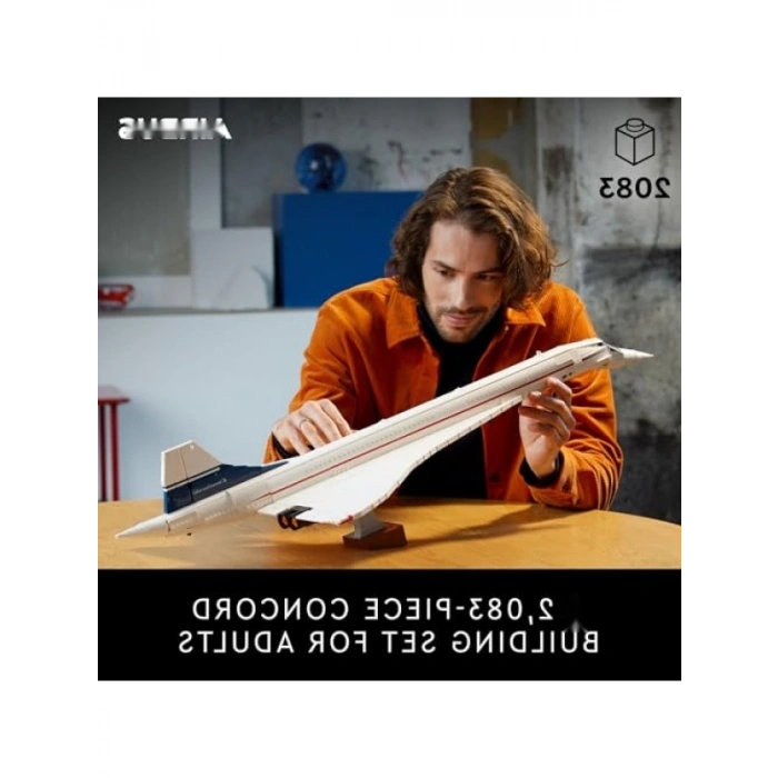 Detaylı Concorde Uçak Modeli | 2083 Parça