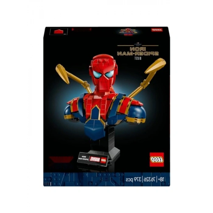 Detaylı Tasarımlı Örümcek Adam Büstü - 379 Parça Koleksiyon Seti