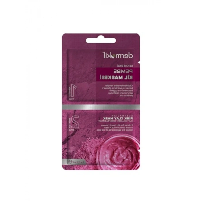 Detoks Etkili Pembe Kil Maskesi (2x 7.5 ml)