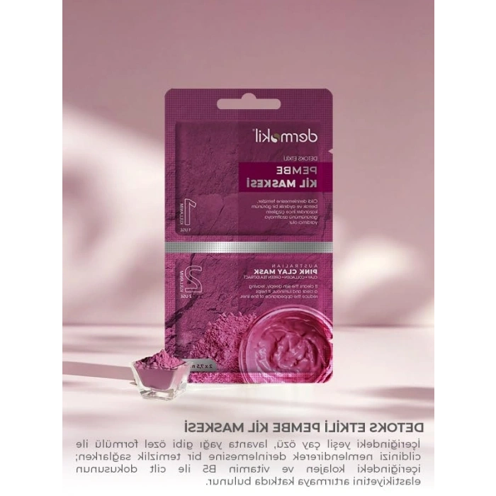 Detoks Etkili Pembe Kil Maskesi (2x 7.5 ml)