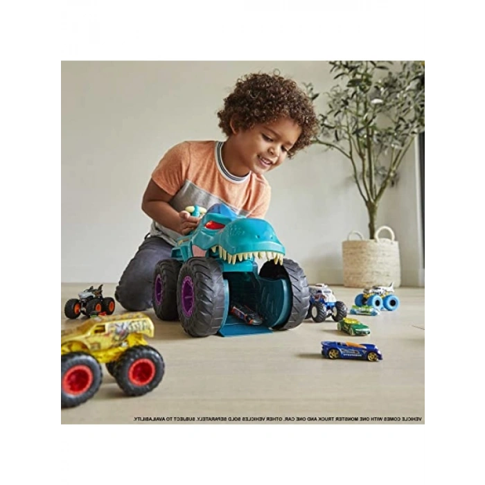 Devasa Araba Yiyen Oyuncak Araba - Işık ve Ses Özellikli