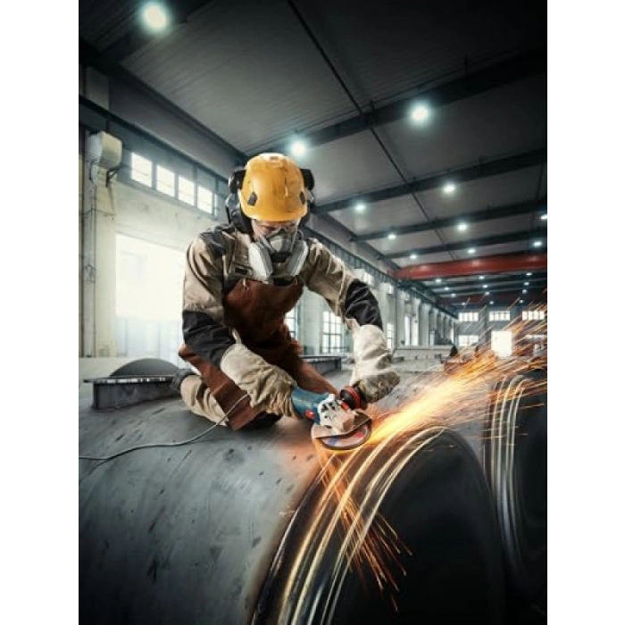 Devir Ayarlı Avuç Taşlama Makinesi, 125 mm Disk Çapı