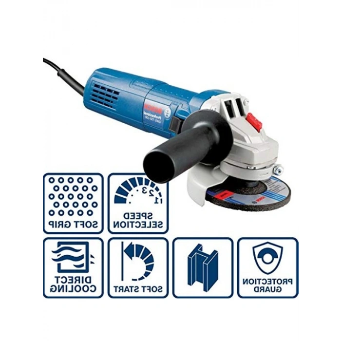 Devir Ayarlı Avuç Taşlama Makinesi, 750 W, 115 mm Disk