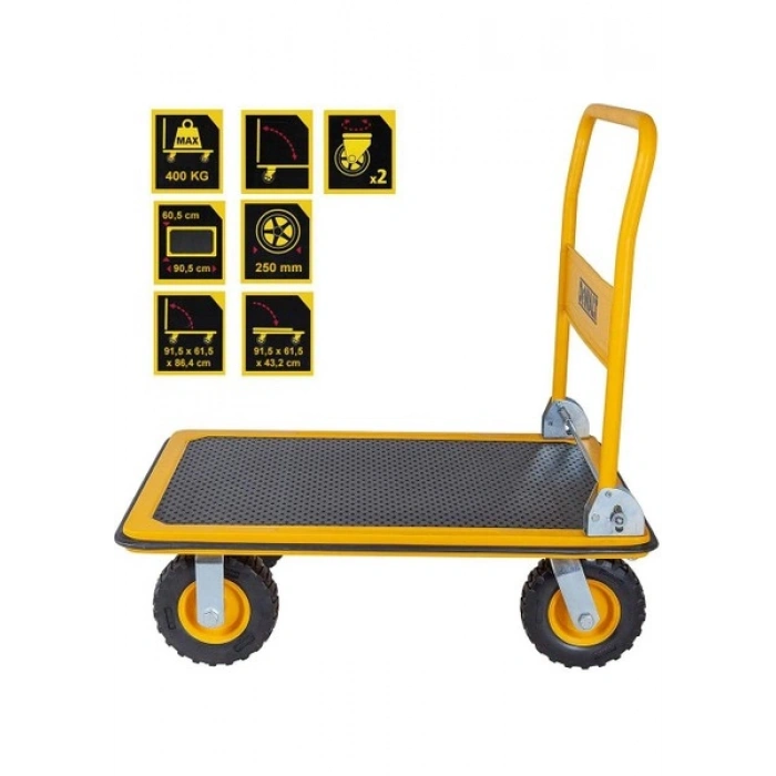 Dewalt DWT504 400KG Profesyonel Paket Taşıma Arabası