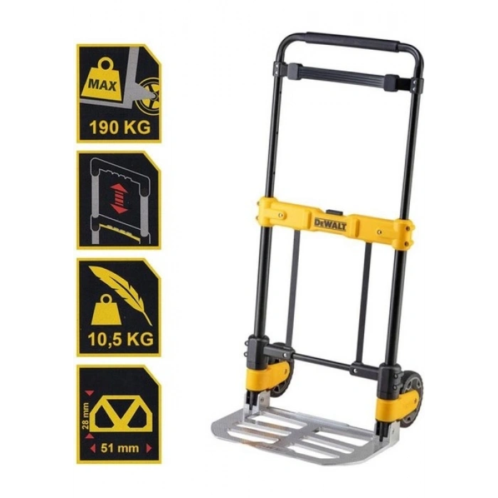 Dewalt DWT512 190KG Profesyonel Katlanır El Arabası