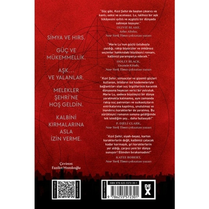 Dex Yayınevi Kızıl Şehir (Ciltli) - Marie Lu