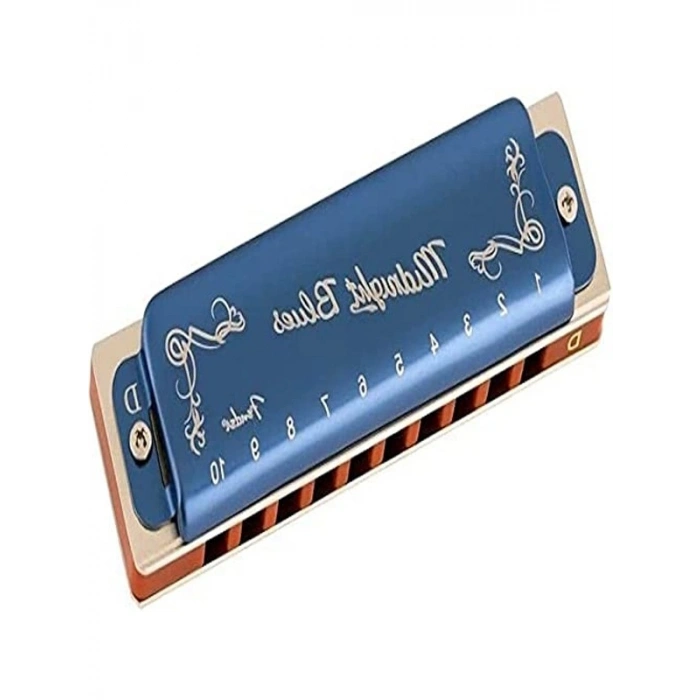 Diatonik 10 Delikli HARMONİKA, Sınırlı Üretim Mavi