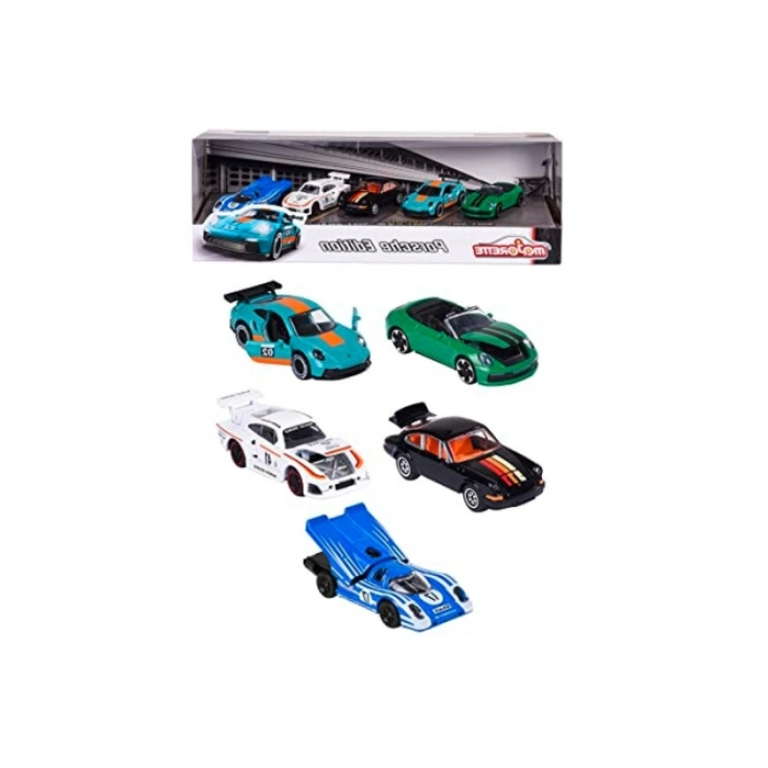 Die-Cast Metal 5 Li Hediye Seti, 2 Adet Açılabilir Araç