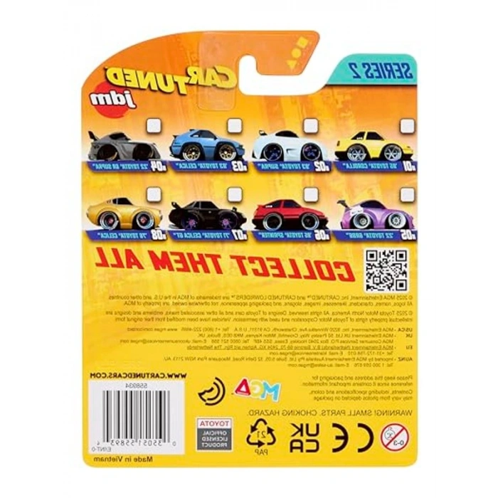 Diecast Metal Koleksiyon Araba - 1993 Toyota Supra A90, Beyaz
