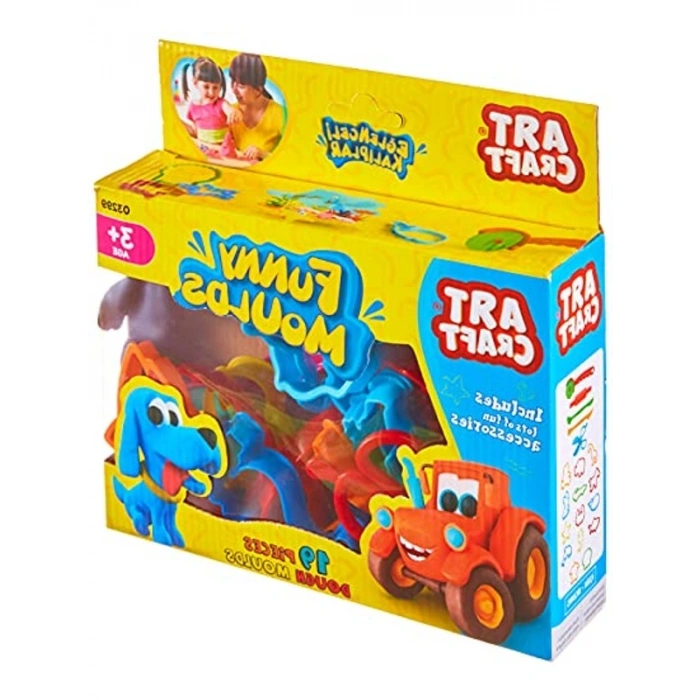 Diğer Dede - Art Craft Eğlenceli Kalıplar 19 Parça (Fentoys 3299)