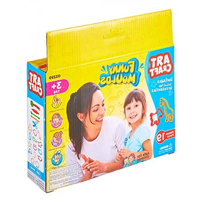 Diğer Dede - Art Craft Eğlenceli Kalıplar 19 Parça (Fentoys 3299)