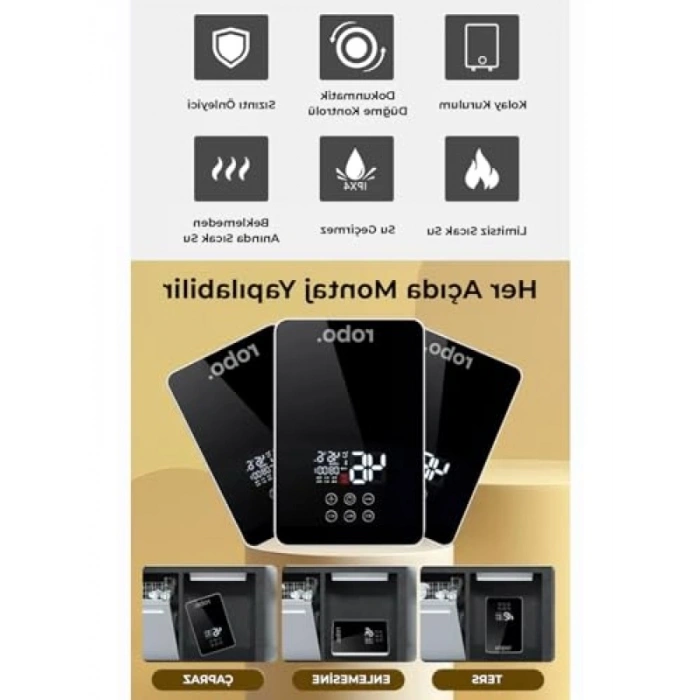 Dijital Akıllı Şofben, Duş Başlığı Hediye