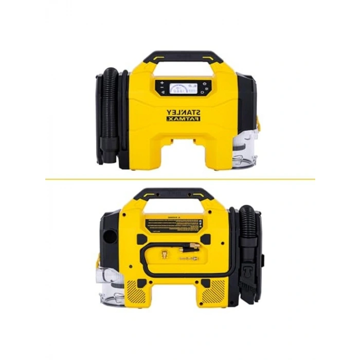 Dijital Basınç Göstergeli Pompa ve Araç Süpürgesi, 12V/18V Uyumlu