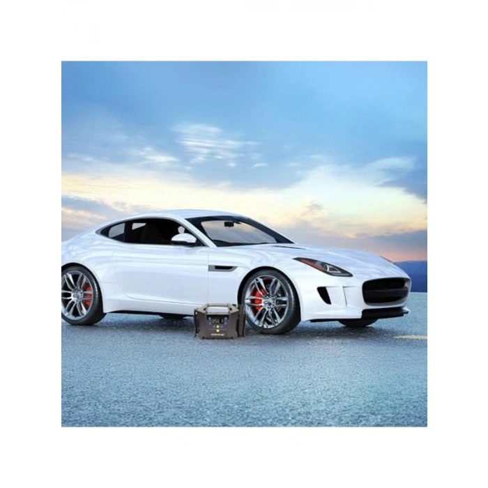 Dijital Basınç Göstergeli Şarjlı Lastik Pompası, 11.1Volt