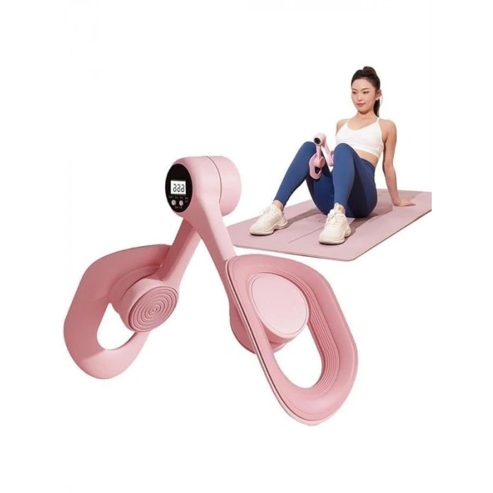 Dijital Ekranlı Pelvik Egzersiz Aleti, Pembe Renk ile