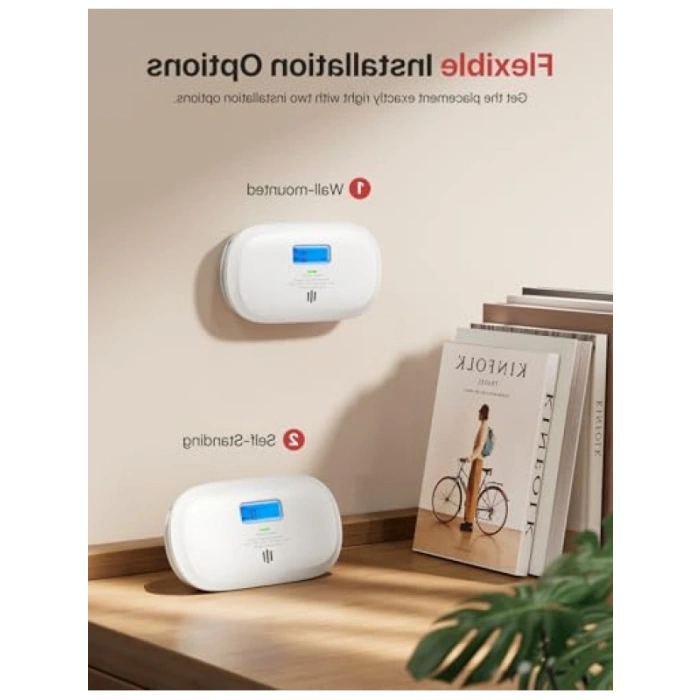 Dijital Ekranlı Taşınabilir Karbon Monoksit Dedektörü