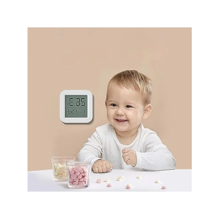 Dijital Isı ve Nem Ölçer, Bluetooth Bağlantılı, LCD Ekran