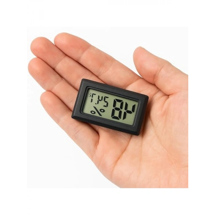 Dijital LCD Nem ve Sıcaklık Ölçer, Mini Termometre