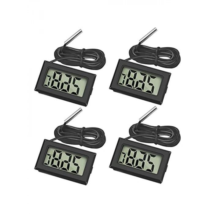 Dijital LCD Termometre - Harici Sensör ile Sıcaklık Ölçümü