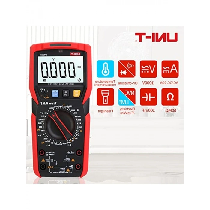 Dijital Multimetre, True RMS, 1000V AC/DC 20A Ölçüm Kapasitesi